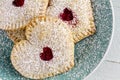 Heart Shaped Cherry Hand Pies Royalty Free Stock Photo