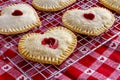 Heart Shaped Cherry Hand Pies Royalty Free Stock Photo