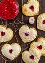 Heart Shaped Cherry Hand Pies Royalty Free Stock Photo