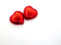 heart-shaped chocolate candies Royalty Free Stock Photo