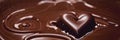 Heart Shaped Chocolate - Sweetness and Love in Every Bite. Indulge in the sweetness and love embodied in this heart Royalty Free Stock Photo