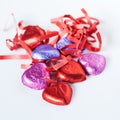 Heart shaped chocolates