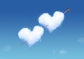 Heart Shaped Cloud Royalty Free Stock Photo