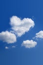 Heart-shaped cloud Royalty Free Stock Photo