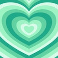 Heart-shaped concentric stripes vector background. Royalty Free Stock Photo