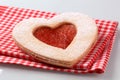 Heart shaped cookie Royalty Free Stock Photo