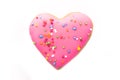 Heart Shaped Cookie Royalty Free Stock Photo