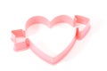 Heart Shaped Cookie cutter Royalty Free Stock Photo