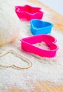 Heart shaped cookie cutter Royalty Free Stock Photo