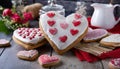 Heart shaped cookies