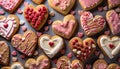 Heart shaped cookies