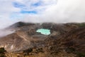 Heart shaped crater of Volcan Poas National Park, Costa Rica Royalty Free Stock Photo