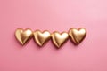 heart shaped cutters heart shaped cookie heart shaped cookies Royalty Free Stock Photo
