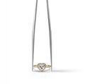 Heart Shaped Diamond Ring in Yellow Gold