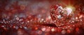 Heart Shaped Diamond on Shiny Surface