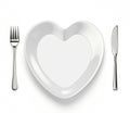 Heart shaped dish