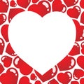 Heart shaped frame 1 Royalty Free Stock Photo