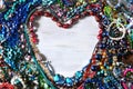 Heart shaped frame Royalty Free Stock Photo