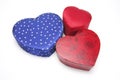 Heart-shaped Gift Boxes Royalty Free Stock Photo