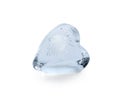 Heart shaped ice cube Royalty Free Stock Photo