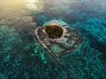 Guyam Island from Above - The Philippines Royalty Free Stock Photo