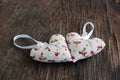 Heart shaped lavender bags