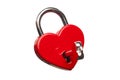 Heart shaped lock Royalty Free Stock Photo