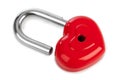 Heart shaped lock Royalty Free Stock Photo