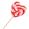 Heart-shaped lollipop Royalty Free Stock Photo