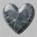 Heart-shaped marble object Royalty Free Stock Photo