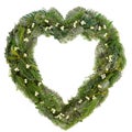 Heart Shaped Mistletoe Wreath