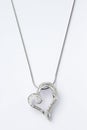 Heart-shaped necklace Royalty Free Stock Photo
