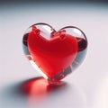 Heart shaped object for romantic Valentine scenario
