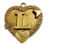 Heart shaped old pendent