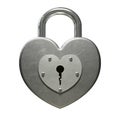 Heart Shaped Padlock Front