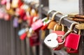 Heart-shaped padlock Royalty Free Stock Photo