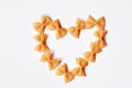 Heart shaped pasta