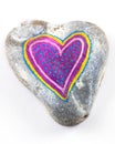 Heart shaped pebble Royalty Free Stock Photo