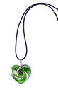 Heart-shaped pendant Royalty Free Stock Photo