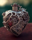 heart-shaped pendant, generative ai