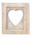 Heart shaped picture frame Royalty Free Stock Photo