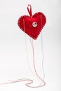 Heart shaped pincushion.