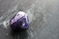 Heart Shaped Purple Fluorite Crystal