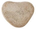 Heart-shaped sea stone Royalty Free Stock Photo