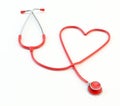 Heart shaped stethoscope