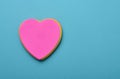 Heart-shaped sticky notes Royalty Free Stock Photo