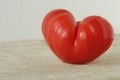 Heart shaped tomato - Love Royalty Free Stock Photo