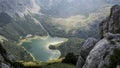 The heart-shaped Trnovacko lake