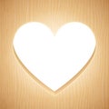 Heart Shaped Wood Frame