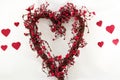 Heart shaped wreath Royalty Free Stock Photo